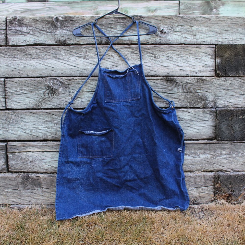 DENIM APRON